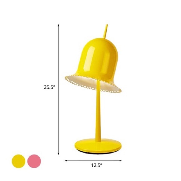 Cheery Yellow Bell Lamp! - Picture 4 of 6